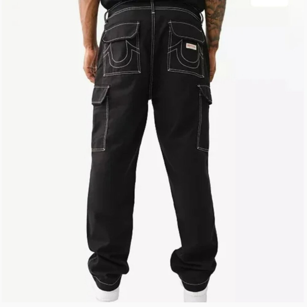 TRUE RELIGION MEN'S BAGGY CARGO PANTS SZ-32 BNWT